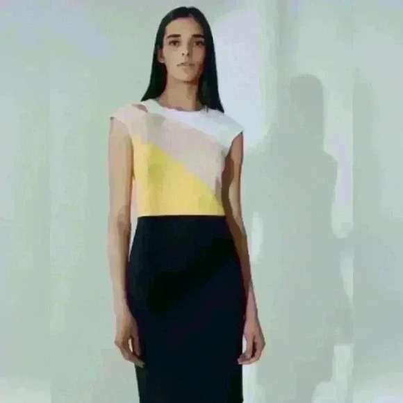 NWOT Hugo Boss Colorblock dress size 4 - Picture 11 of 17